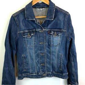 Levi's Women's Dark Blue Jean Jacket size L